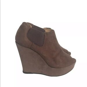 Dee Keller Ankle Booties 38.5 suede Made in Italy
